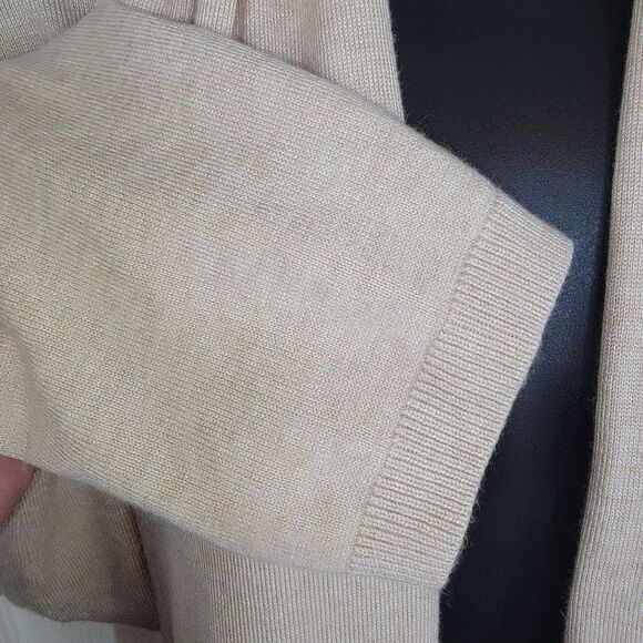 Zara Knit open front cardigan sweater with tie waist size Large - Picture 3 of 4